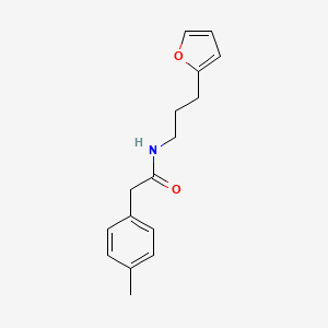 N-[3-(2-furyl)propyl]-2-(4-methylphenyl)acetamide