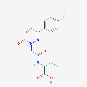 N-{[3-[4-(methylthio)phenyl]-6-oxo-1(6H)-pyridazinyl]acetyl}valine