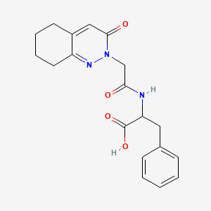 N-[(3-oxo-5,6,7,8-tetrahydro-2(3H)-cinnolinyl)acetyl]phenylalanine