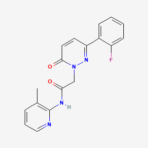 2-[3-(2-fluorophenyl)-6-oxopyridazin-1(6H)-yl]-N-(3-methylpyridin-2-yl)acetamide