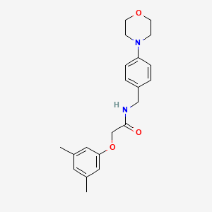 molecular formula C21H26N2O3 B4521748 2-(3,5-dimethylphenoxy)-N-[4-(4-morpholinyl)benzyl]acetamide 