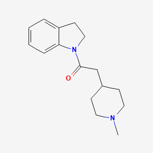 1-[(1-methyl-4-piperidinyl)acetyl]indoline