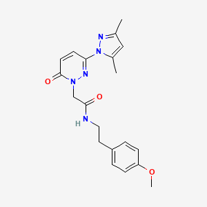 2-[3-(3,5-dimethyl-1H-pyrazol-1-yl)-6-oxopyridazin-1(6H)-yl]-N-[2-(4-methoxyphenyl)ethyl]acetamide