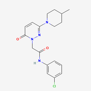 N-(3-chlorophenyl)-2-(3-(4-methylpiperidin-1-yl)-6-oxopyridazin-1(6H)-yl)acetamide