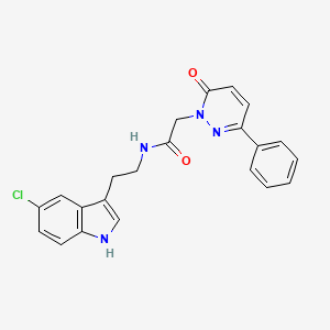 N-[2-(5-chloro-1H-indol-3-yl)ethyl]-2-(6-oxo-3-phenyl-1(6H)-pyridazinyl)acetamide