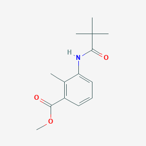 Methyl 2-methyl-3-pivalamidobenzoate