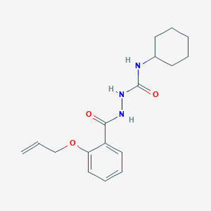 2-[2-(allyloxy)benzoyl]-N-cyclohexylhydrazinecarboxamide