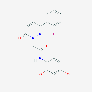 N-(2,4-dimethoxyphenyl)-2-[3-(2-fluorophenyl)-6-oxopyridazin-1(6H)-yl]acetamide