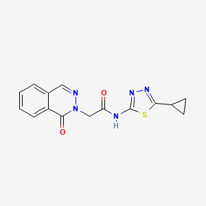 N-(5-cyclopropyl-1,3,4-thiadiazol-2-yl)-2-(1-oxophthalazin-2(1H)-yl)acetamide