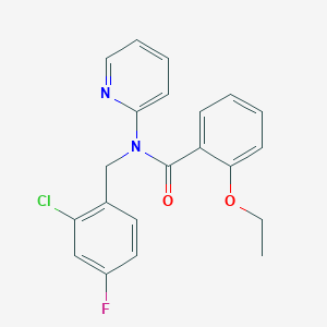 N-[(2-CHLORO-4-FLUOROPHENYL)METHYL]-2-ETHOXY-N-(PYRIDIN-2-YL)BENZAMIDE