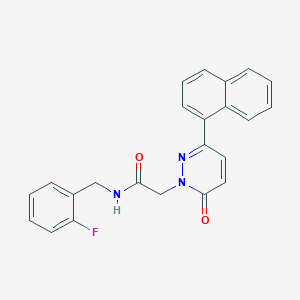 N-(2-fluorobenzyl)-2-[3-(1-naphthyl)-6-oxo-1(6H)-pyridazinyl]acetamide