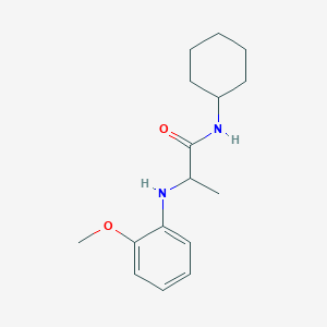 N~1~-cyclohexyl-N~2~-(2-methoxyphenyl)alaninamide