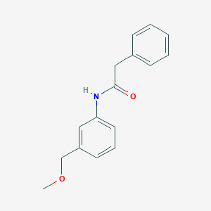 molecular formula C16H17NO2 B4522318 N-[3-(methoxymethyl)phenyl]-2-phenylacetamide 