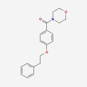 4-[4-(2-phenylethoxy)benzoyl]morpholine