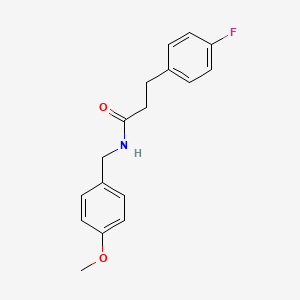 3-(4-fluorophenyl)-N-(4-methoxybenzyl)propanamide