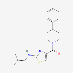 [2-(Isobutylamino)-1,3-thiazol-4-yl](4-phenylpiperidino)methanone