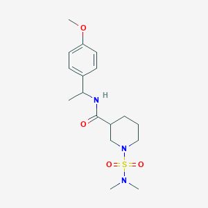 1-[(dimethylamino)sulfonyl]-N-[1-(4-methoxyphenyl)ethyl]-3-piperidinecarboxamide