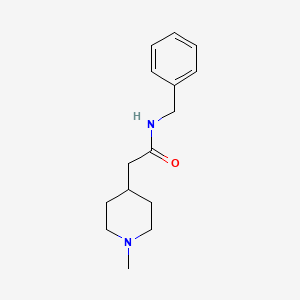 molecular formula C15H22N2O B4522845 N-benzyl-2-(1-methyl-4-piperidinyl)acetamide 