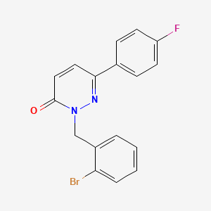 2-(2-bromobenzyl)-6-(4-fluorophenyl)pyridazin-3(2H)-one