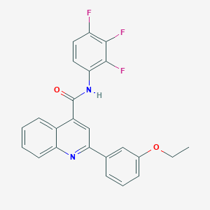 2-(3-ethoxyphenyl)-N-(2,3,4-trifluorophenyl)quinoline-4-carboxamide