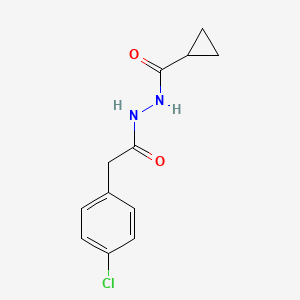 N'-[2-(4-chlorophenyl)acetyl]cyclopropanecarbohydrazide