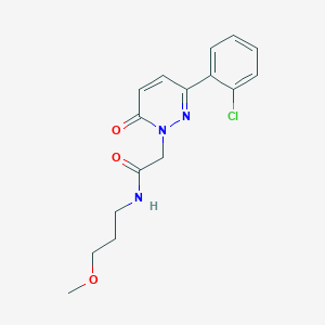 2-[3-(2-chlorophenyl)-6-oxopyridazin-1(6H)-yl]-N-(3-methoxypropyl)acetamide