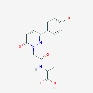 N-{[3-(4-methoxyphenyl)-6-oxo-1(6H)-pyridazinyl]acetyl}alanine