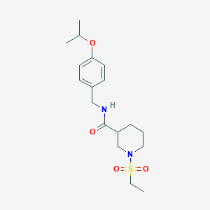 1-(ethylsulfonyl)-N-(4-isopropoxybenzyl)-3-piperidinecarboxamide