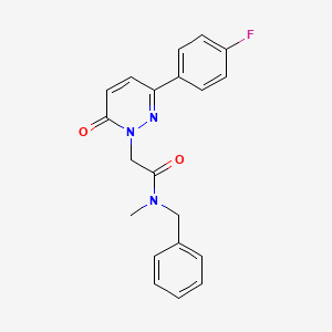 N-benzyl-2-(3-(4-fluorophenyl)-6-oxopyridazin-1(6H)-yl)-N-methylacetamide