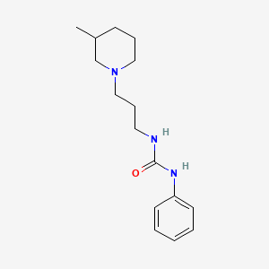 N-[3-(3-methyl-1-piperidinyl)propyl]-N'-phenylurea