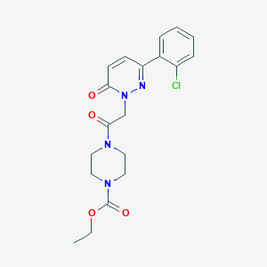 ethyl 4-{[3-(2-chlorophenyl)-6-oxopyridazin-1(6H)-yl]acetyl}piperazine-1-carboxylate