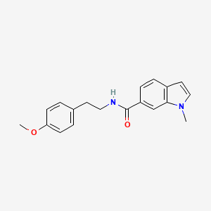 N-[2-(4-methoxyphenyl)ethyl]-1-methyl-1H-indole-6-carboxamide