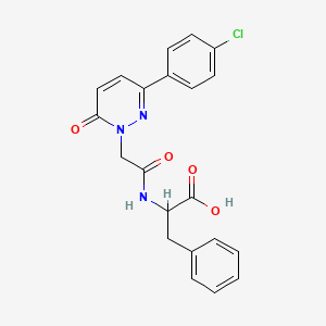 N-{[3-(4-chlorophenyl)-6-oxo-1(6H)-pyridazinyl]acetyl}phenylalanine