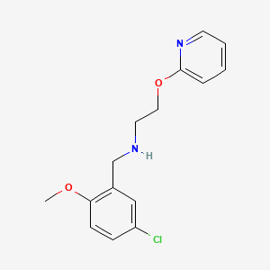 N-(5-chloro-2-methoxybenzyl)-2-(pyridin-2-yloxy)ethanamine