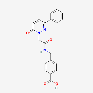 4-({[(6-oxo-3-phenylpyridazin-1(6H)-yl)acetyl]amino}methyl)benzoic acid