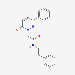 2-(6-oxo-3-phenylpyridazin-1(6H)-yl)-N-(2-phenylethyl)acetamide