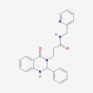 3-(4-oxo-2-phenyl-1,4-dihydroquinazolin-3(2H)-yl)-N-(pyridin-2-ylmethyl)propanamide