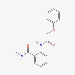 N,N-dimethyl-2-[(phenoxyacetyl)amino]benzamide