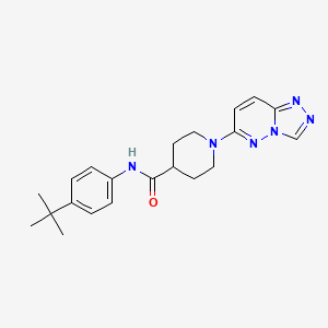 N-(4-tert-butylphenyl)-1-([1,2,4]triazolo[4,3-b]pyridazin-6-yl)piperidine-4-carboxamide