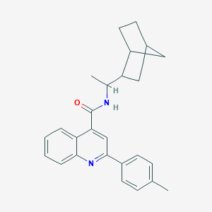 N-(1-bicyclo[2.2.1]hept-2-ylethyl)-2-(4-methylphenyl)-4-quinolinecarboxamide