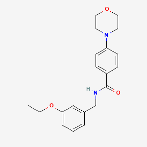 N-(3-ethoxybenzyl)-4-(4-morpholinyl)benzamide