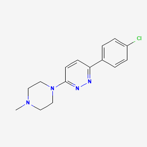 3-(4-Chlorophenyl)-6-(4-methylpiperazin-1-yl)pyridazine