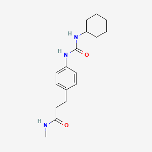 3-(4-{[(cyclohexylamino)carbonyl]amino}phenyl)-N-methylpropanamide