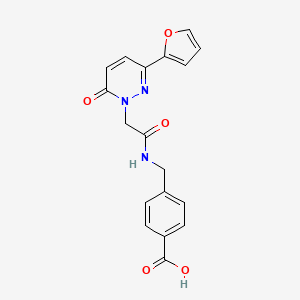 4-[({[3-(furan-2-yl)-6-oxopyridazin-1(6H)-yl]acetyl}amino)methyl]benzoic acid