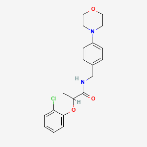 2-(2-chlorophenoxy)-N-[4-(4-morpholinyl)benzyl]propanamide