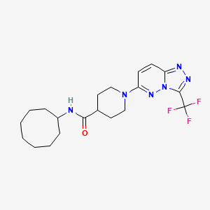 N-cyclooctyl-1-[3-(trifluoromethyl)[1,2,4]triazolo[4,3-b]pyridazin-6-yl]piperidine-4-carboxamide