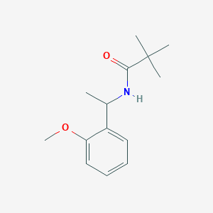 N-[1-(2-methoxyphenyl)ethyl]-2,2-dimethylpropanamide