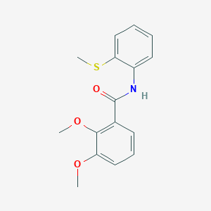 2,3-dimethoxy-N-[2-(methylthio)phenyl]benzamide