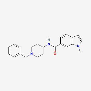 N-(1-benzylpiperidin-4-yl)-1-methyl-1H-indole-6-carboxamide