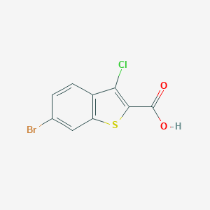 6-Bromo-3-chloro-1-benzothiophene-2-carboxylic acid